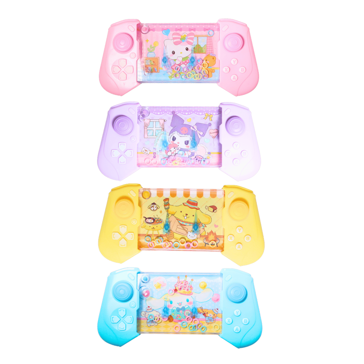 Kawaii Handheld Water Game – 4 Designs Mix