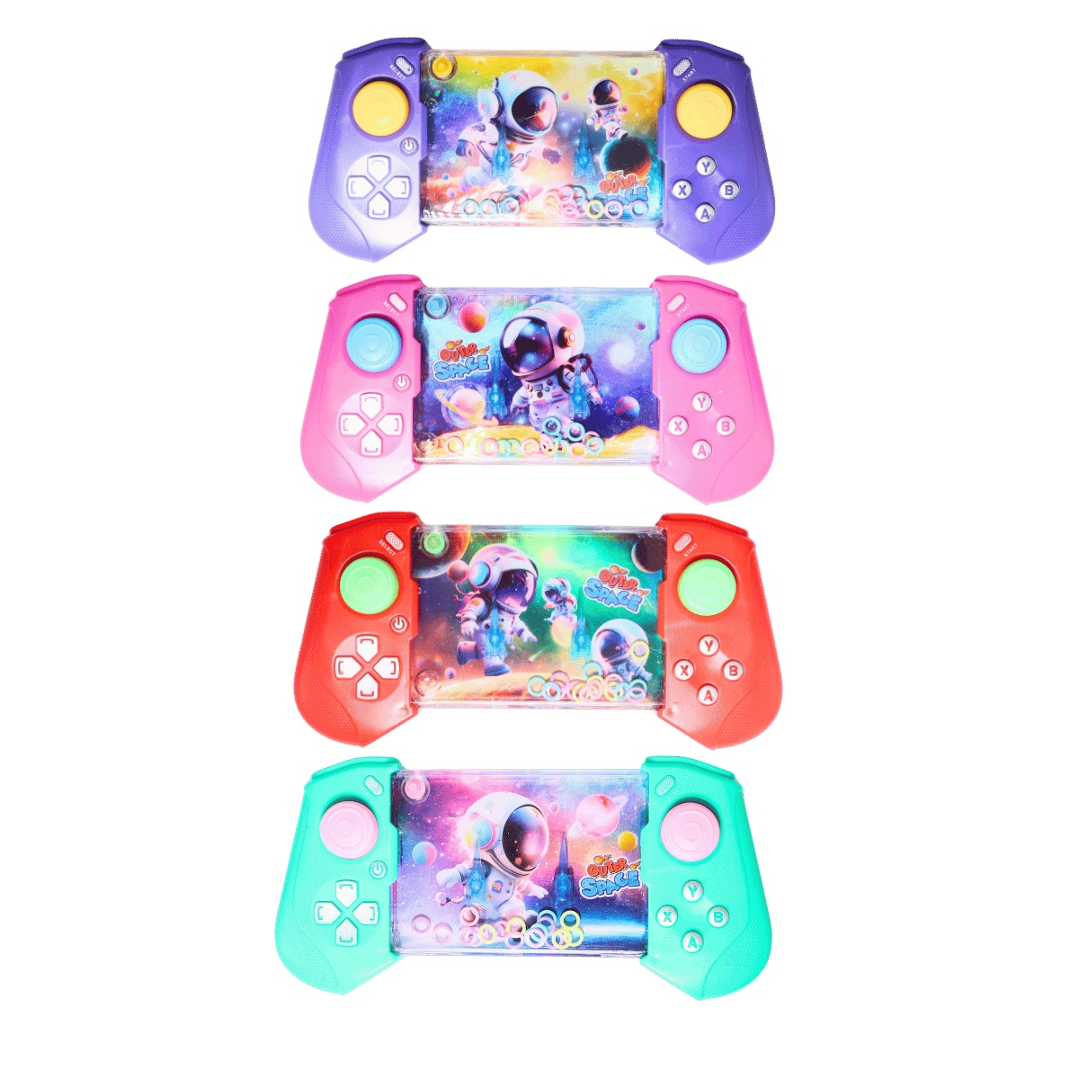 Spaceman Handheld Water Game – 4 Designs Mix