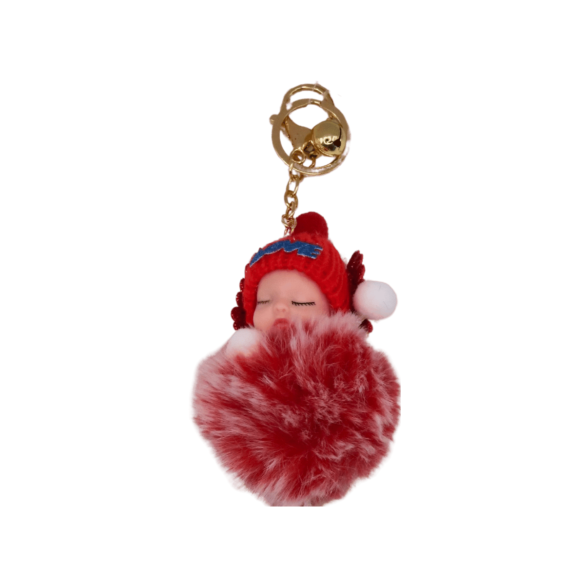 Babydoll with Wings Keychain -12 Colour Mix