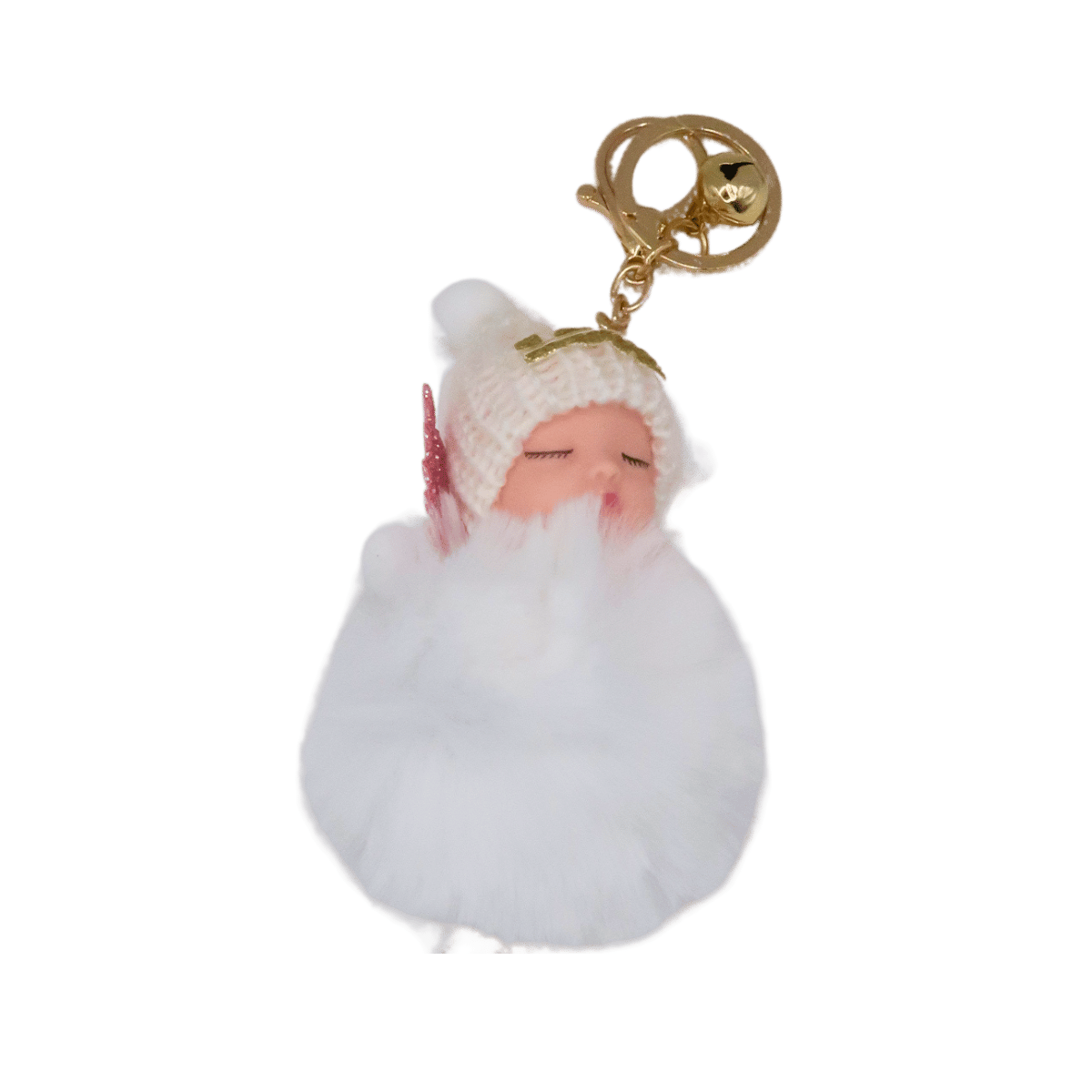 Babydoll with Wings Keychain -12 Colour Mix