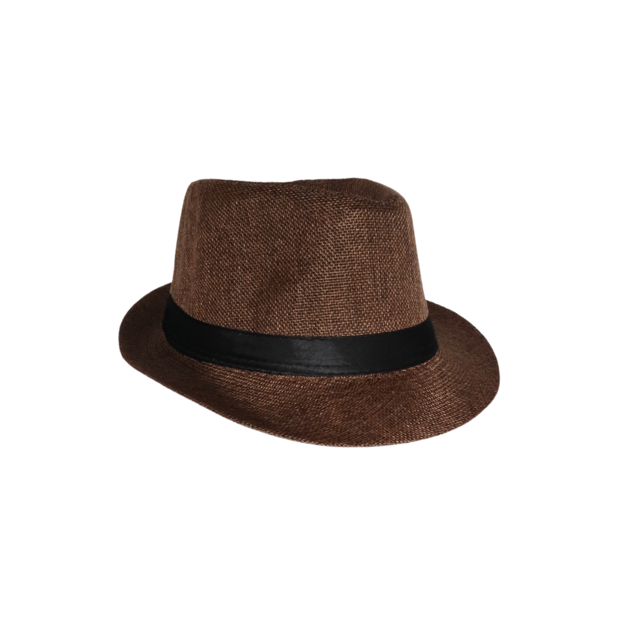 Fedora Hat - 6 Colour Mix (Black, White, Light Beige, Dark Beige,, Brown, and Grey)