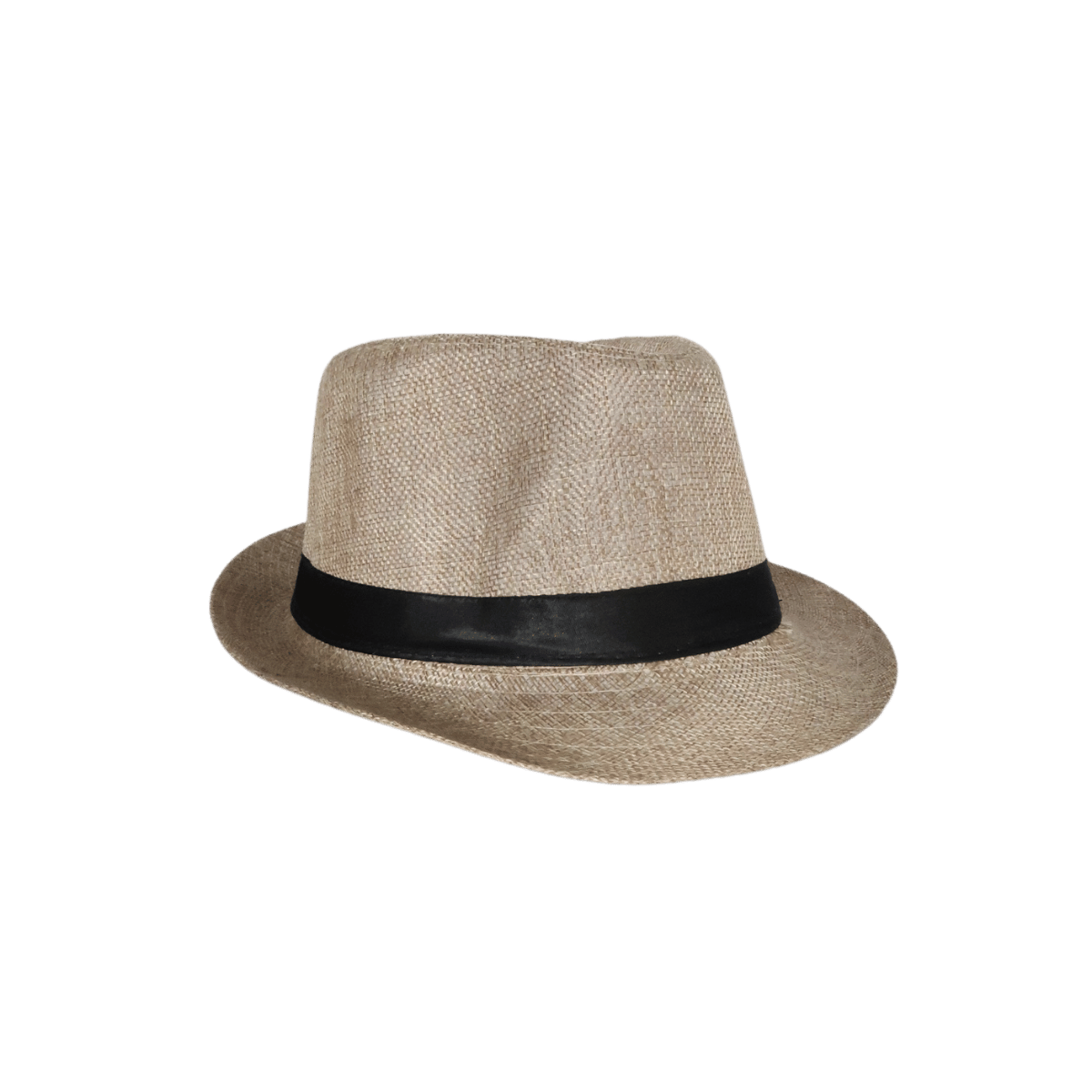 Fedora Hat - 6 Colour Mix (Black, White, Light Beige, Dark Beige,, Brown, and Grey)