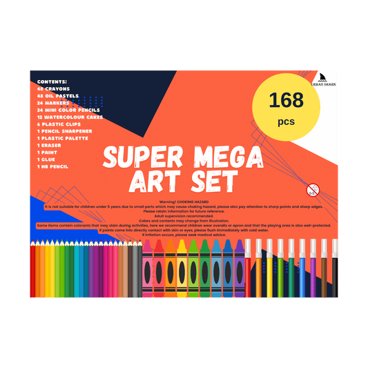 168pcs Kids Art Set