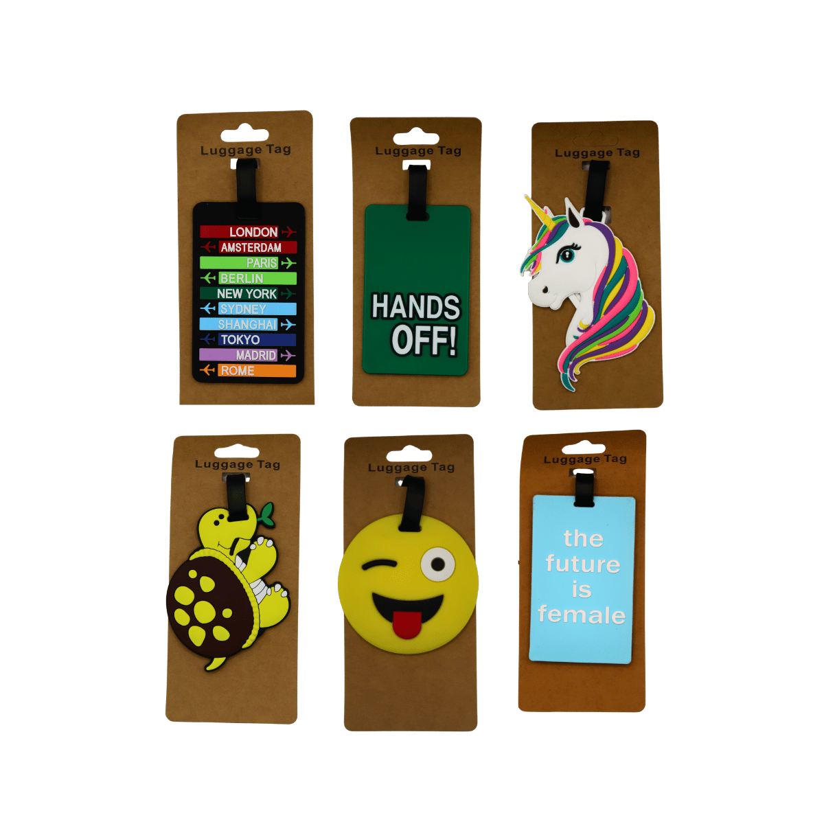 Luggage tags - 48 Designs