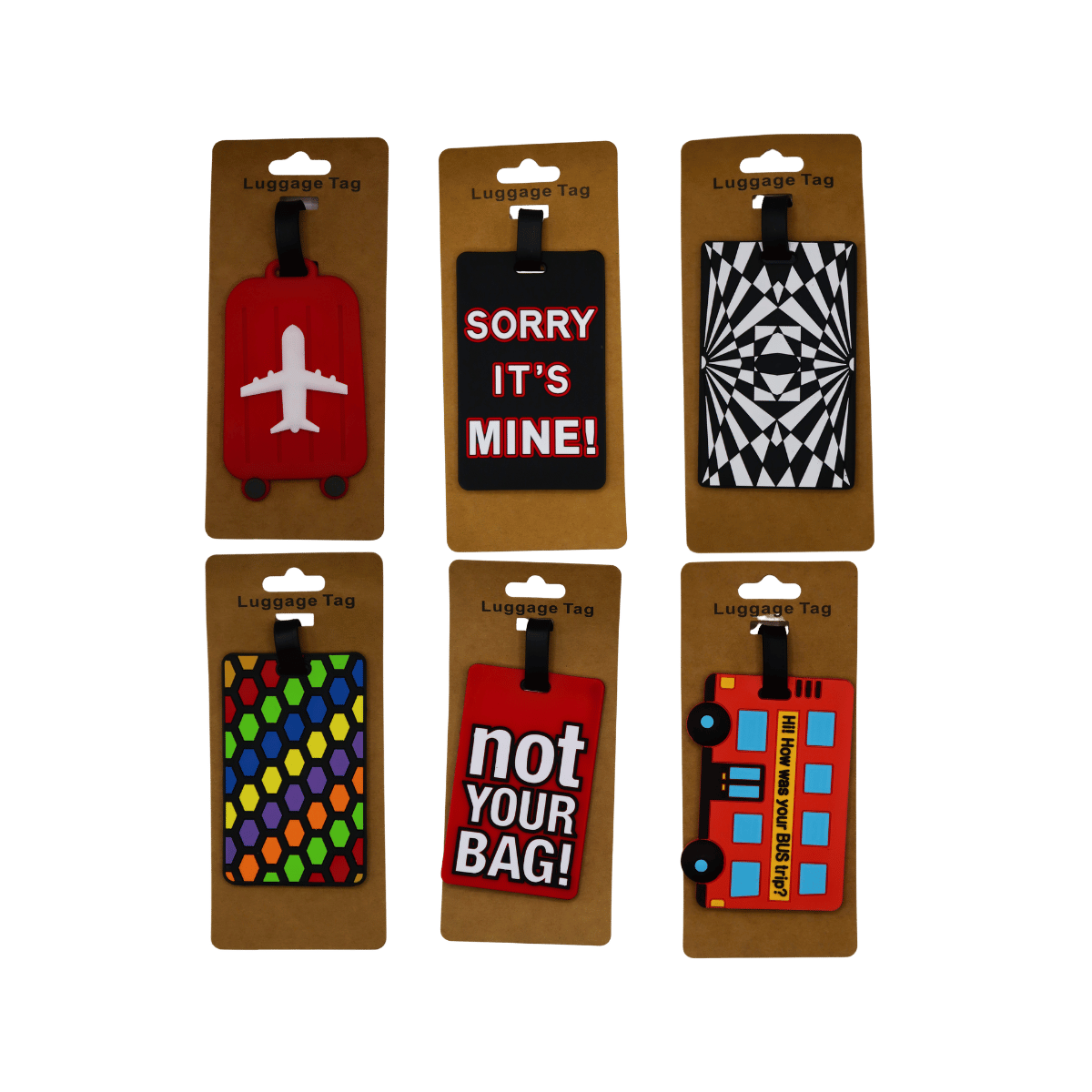 Luggage tags - 48 Designs