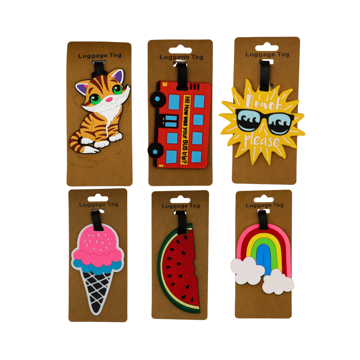 Luggage tags - 48 Designs