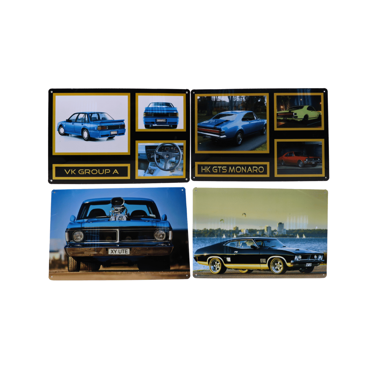 Metal Plates 20 x 30cm – 40 Design Mix (Car Theme)