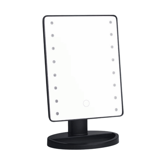 LED Make-up Mirror 3 Colour Mix: Pink, Black and White