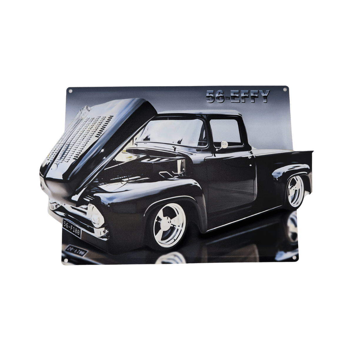 Muscle Car Metal Plates – 30 Design Mix