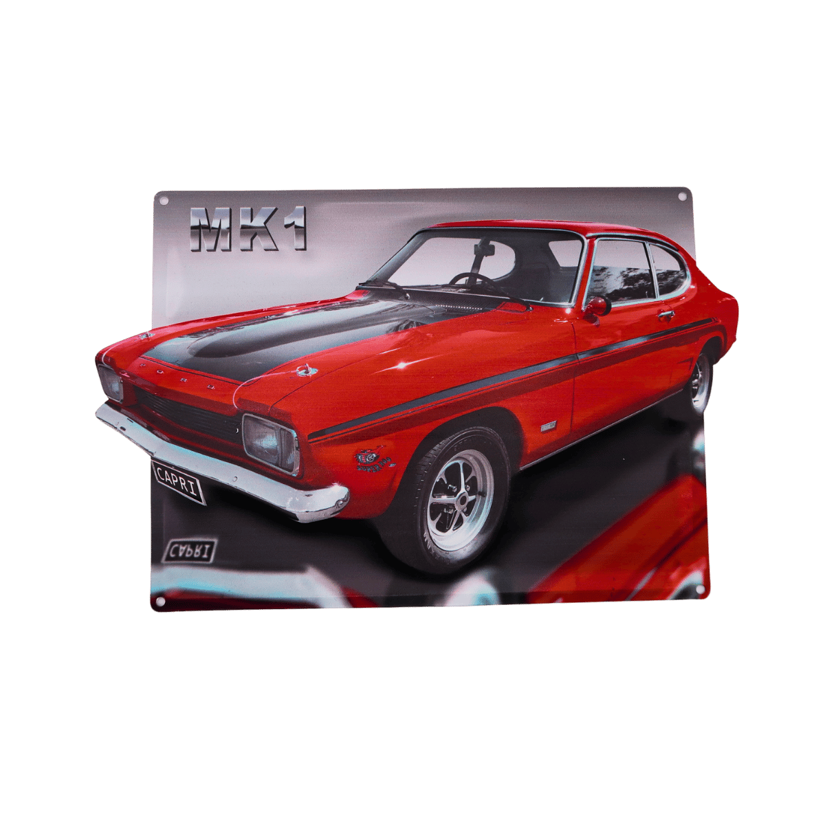 Muscle Car Metal Plates – 30 Design Mix