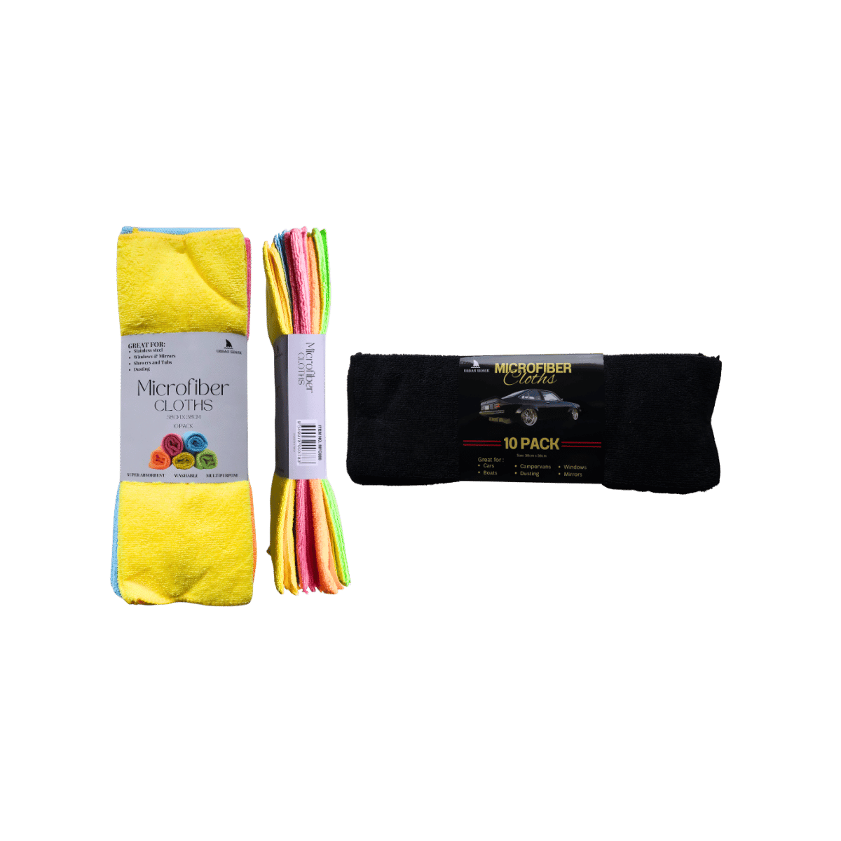 Microfiber Cloths – 38 x 38cm, 2 Designs