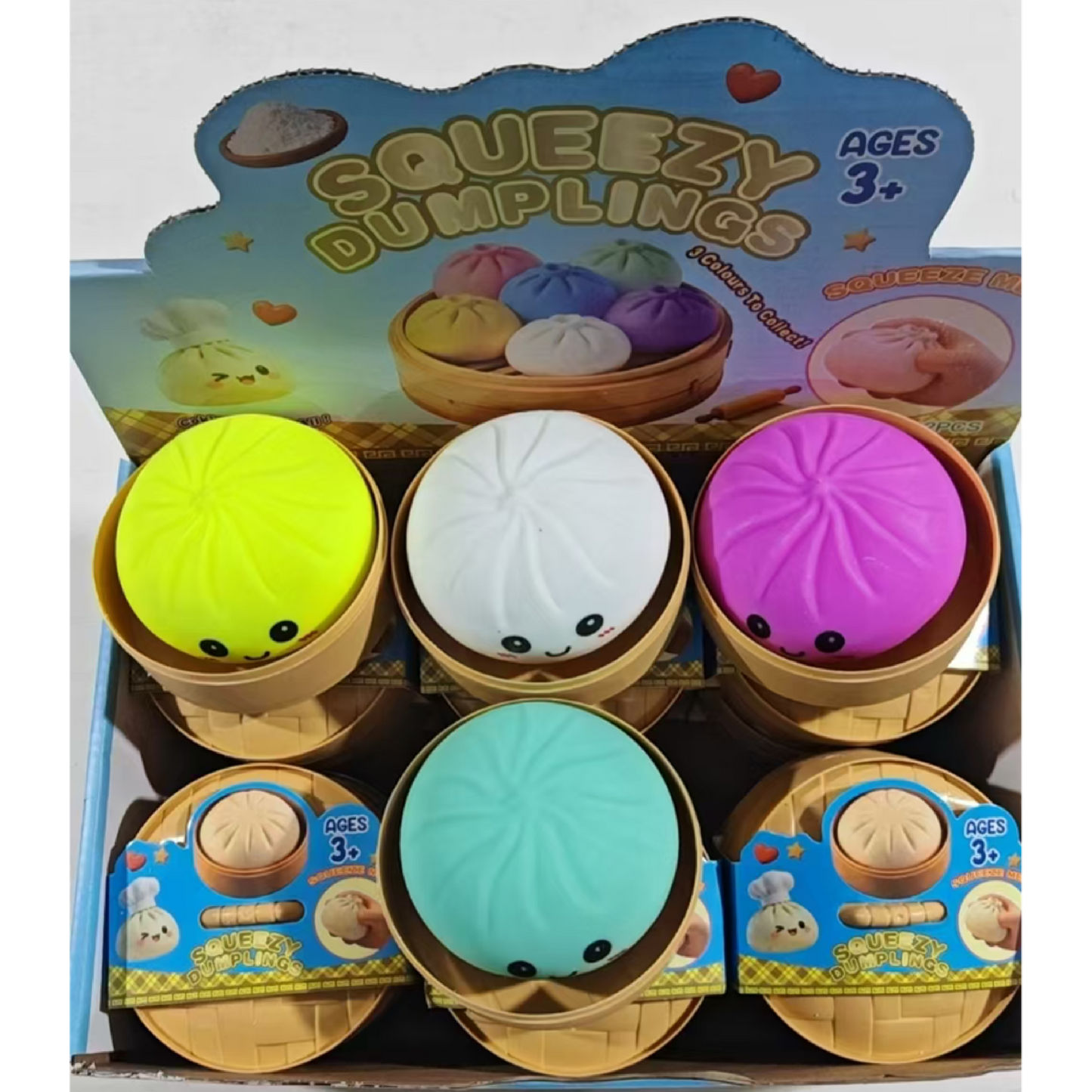 Squish Dumpling – 4 Colour Mix