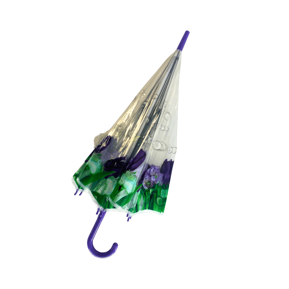 Apollo Straight Umbrella with Floral Printing - 6 Design Mix