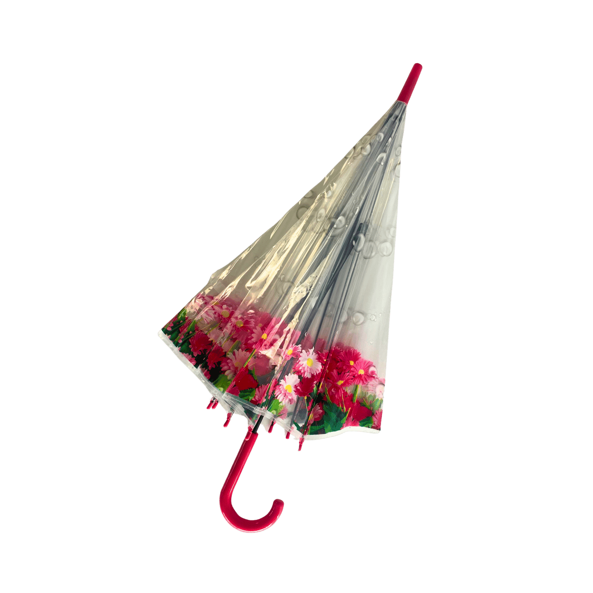 Apollo Straight Umbrella with Floral Printing - 6 Design Mix