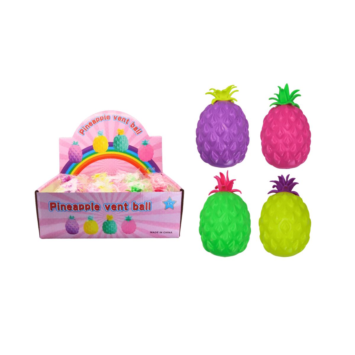 Stress Pineapple - 4 Colour Mix