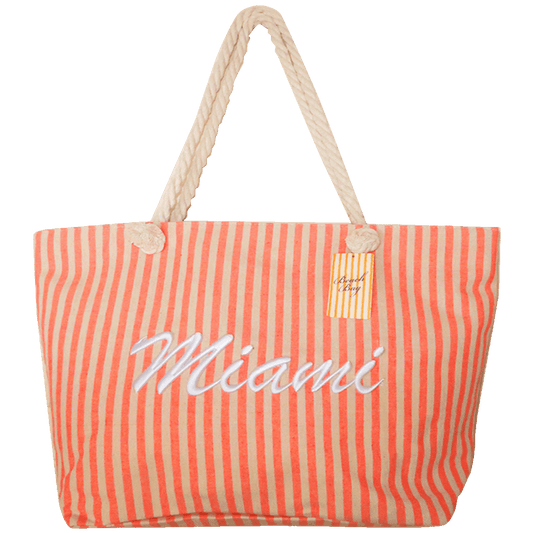 Extra Large Rope Handle Beach Bag 59 x 40 x 18cm – 6 Colour x 6 Design Mix