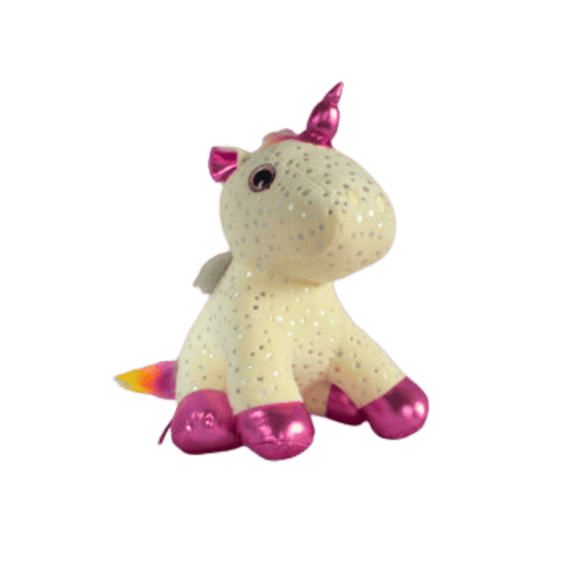 Unicorn Plush 35cm - 3 Colour Mix (Cream, Pink, Yellow)