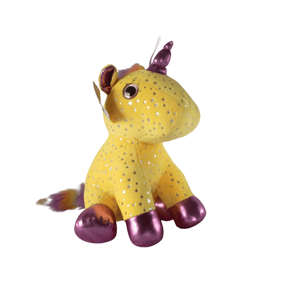 Unicorn Plush 35cm - 3 Colour Mix (Cream, Pink, Yellow)