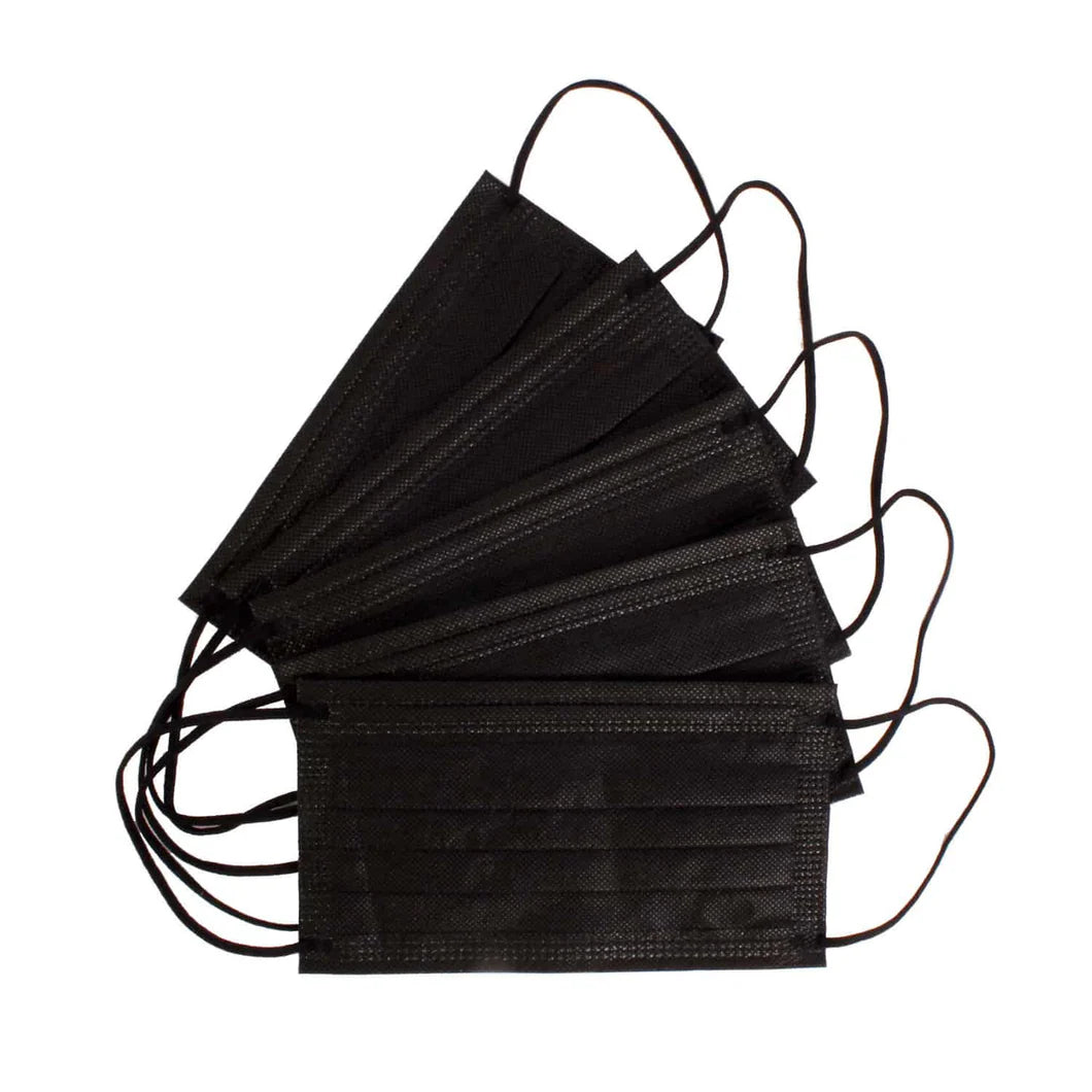 Disposable Face Mask – Black (50 Pack)