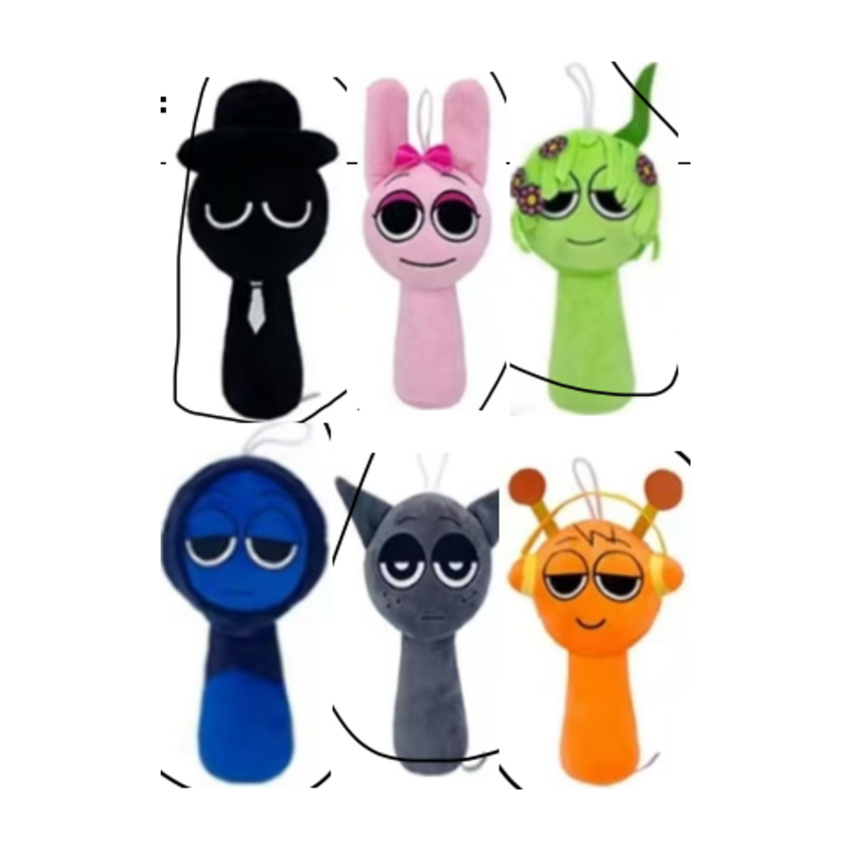 Sprunki Plush - 6 Design Mix