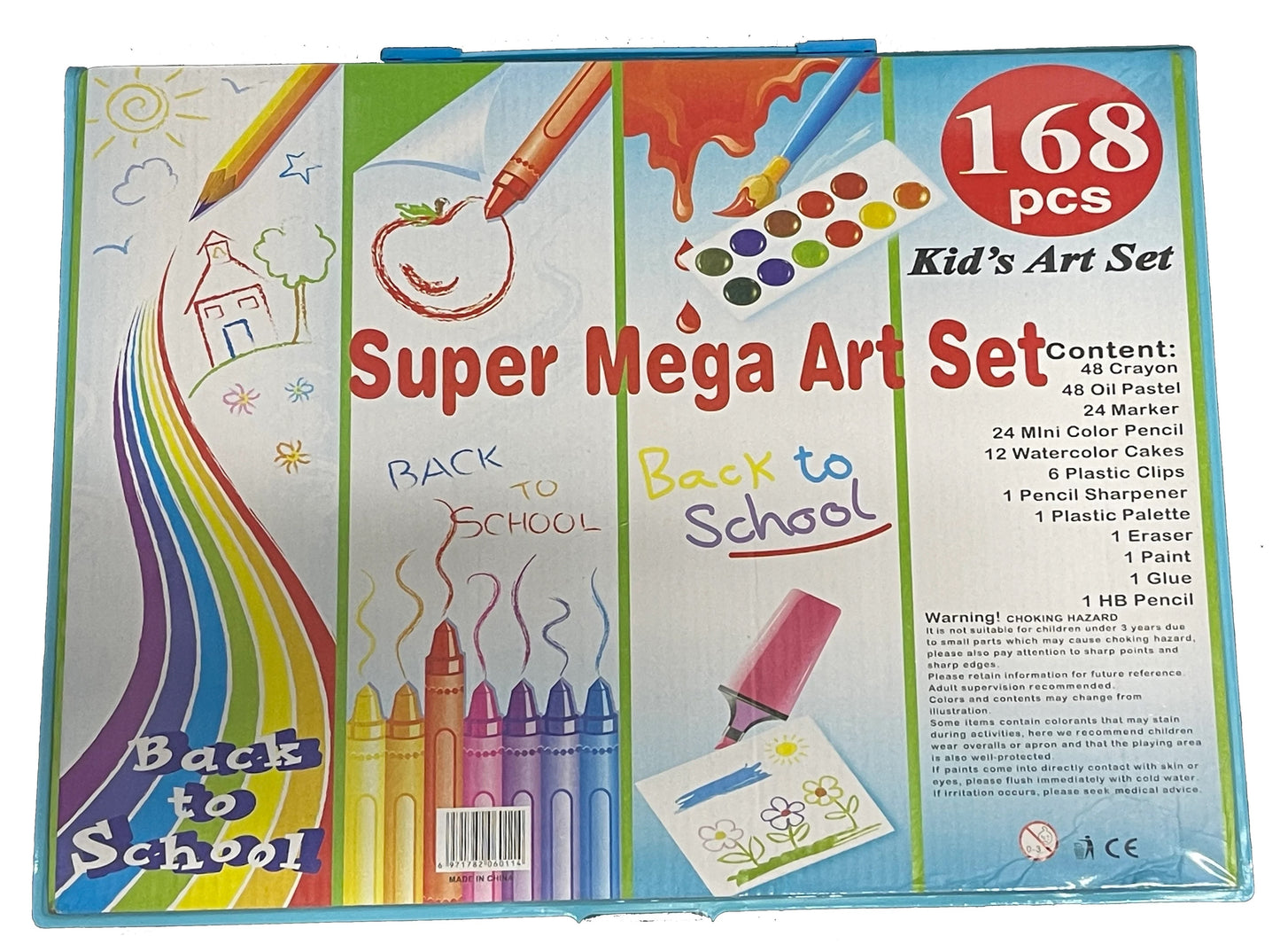 168pcs Kids Art Set