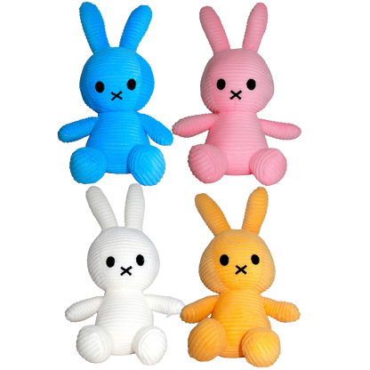 27cm Rabbit Plush – 4 Colour Mix