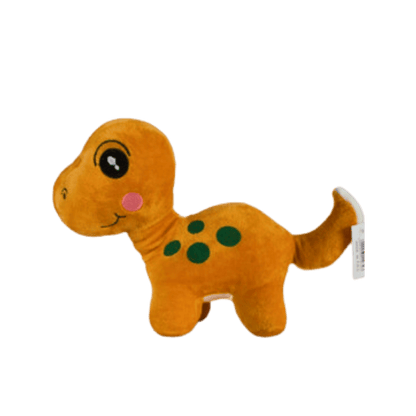 Dinosaur Plush - 4 Colour Mix (Pink, Yellow, Orange, Green)