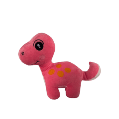 Dinosaur Plush - 4 Colour Mix (Pink, Yellow, Orange, Green)