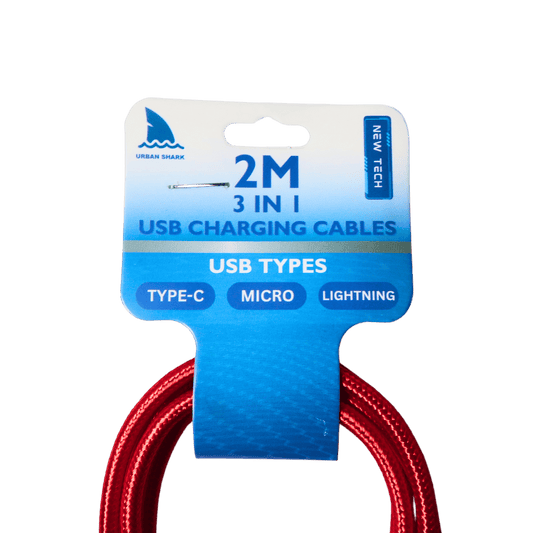 3 in 1 USB Cable – 2 Meters