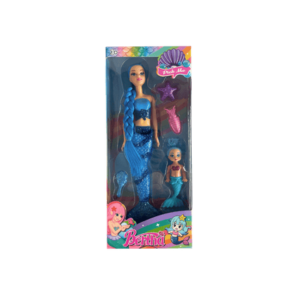 Mermaid Sisters – 3 Colour Mix (Pink, Green, Blue)