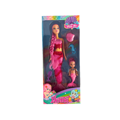 Mermaid Sisters – 3 Colour Mix (Pink, Green, Blue)
