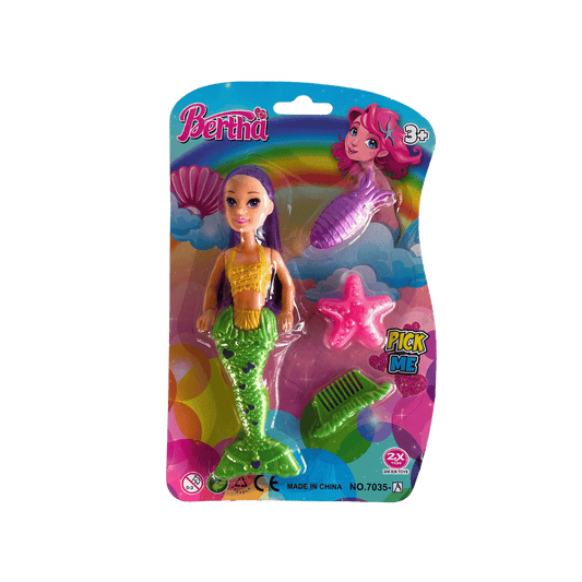 Mermaid Dolls – 3 Colour Mix (Pink, Green, Blue)