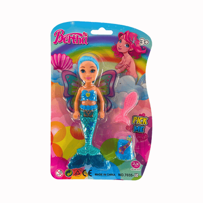 Mermaid Dolls – 3 Colour Mix (Pink, Yellow, Blue)