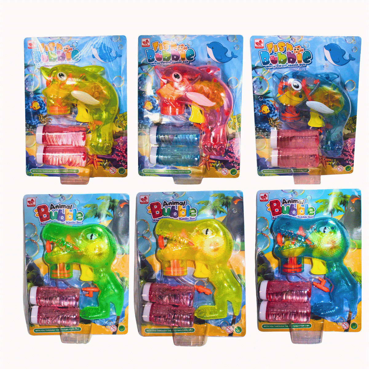 Dolphin and Dino Bubble Gun