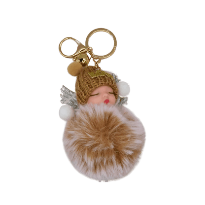 Babydoll with Wings Keychain -12 Colour Mix