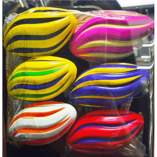 18cm Footy Ball – 6 Colour Mix