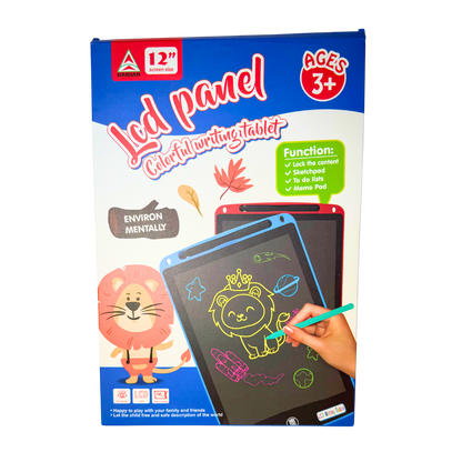 12" LCD Writing Tablet - 5 Colour Mix