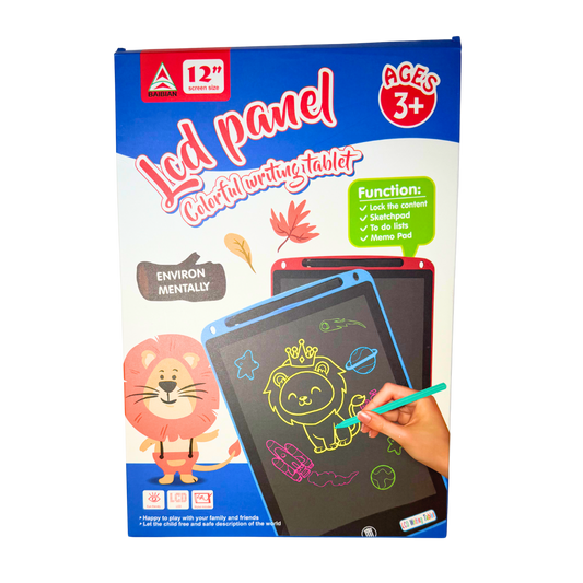 12" LCD Writing Tablet - 5 Colour Mix