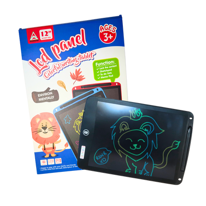 12" LCD Writing Tablet - 5 Colour Mix