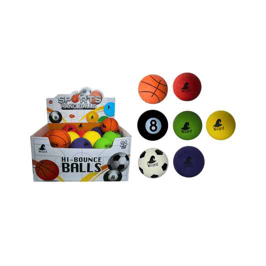 6cm High Bouncing Ball – 7 Designs CDU