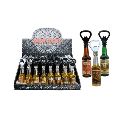 Man Cave Design Bottle Openers - 20 Designs Mix