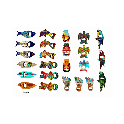 Tropical Bottle Openers - 8 Design Mix
