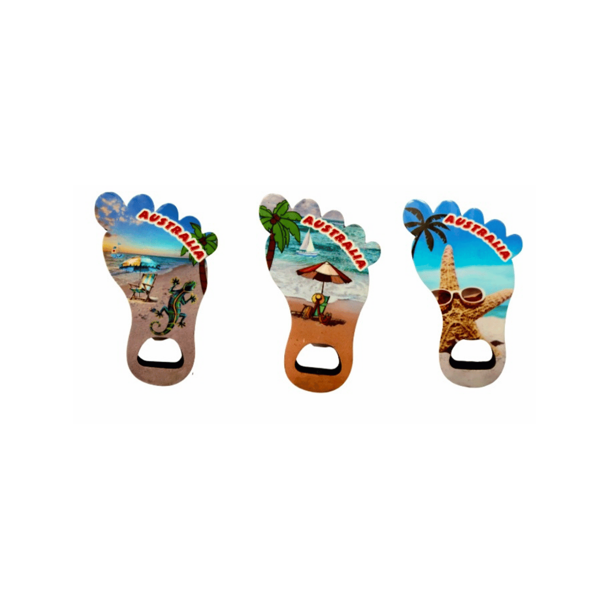 Tropical Bottle Openers - 8 Design Mix