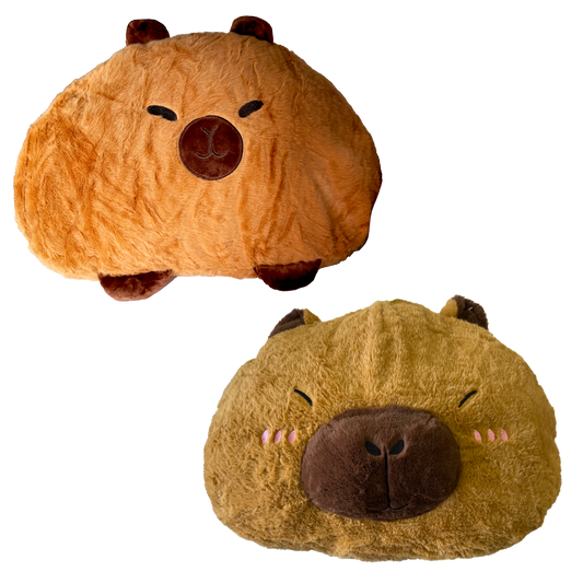 Capybara Cushion 43cm – 2 Design Mix