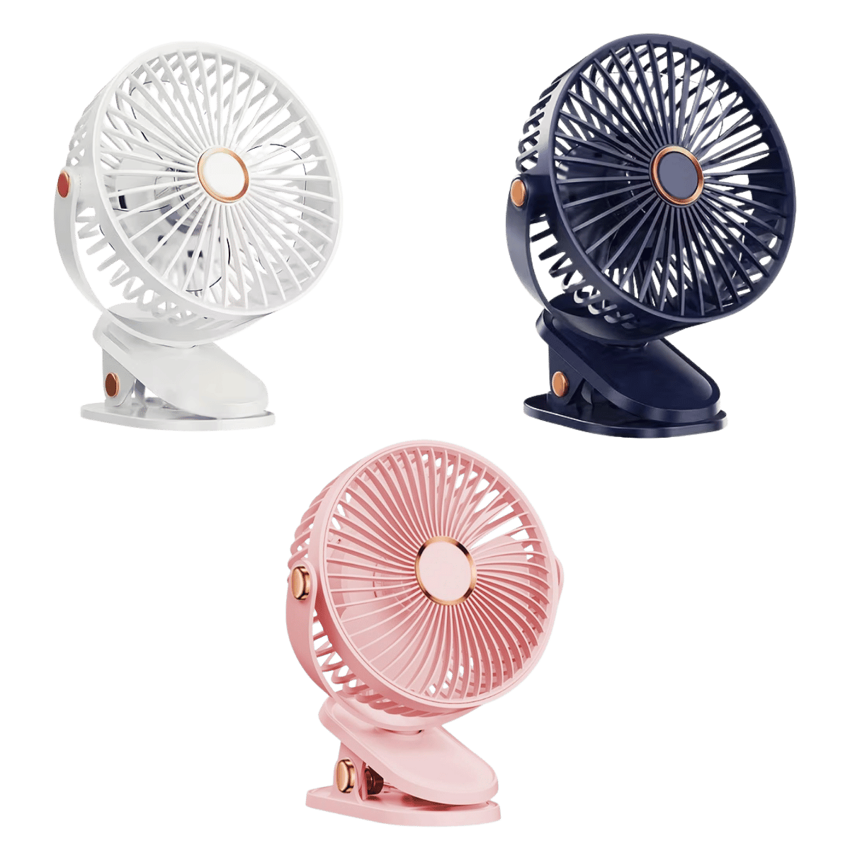 Clip-On Fan – 3 Colour Mix