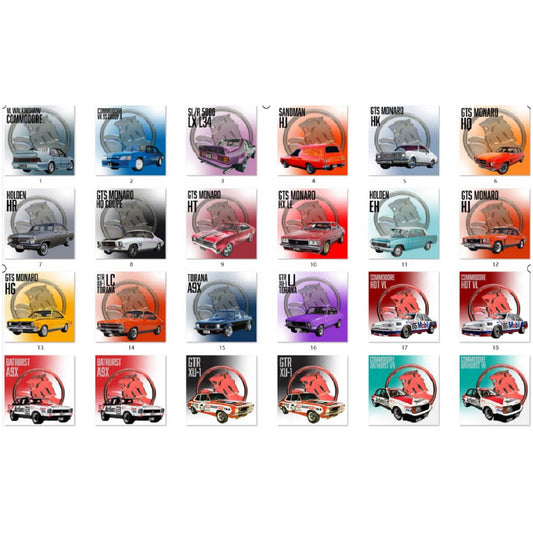 Car Cushions 43 x 43cm – 24 Design Mix (Group B)
