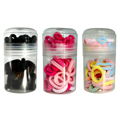 Rubber Bands – 60pcs Tub (Lid & Container Storage)