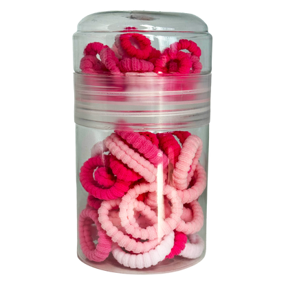 Rubber Bands – 60pcs Tub (Lid & Container Storage)