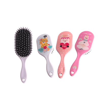 Printed Girly Hairbrush - 6 Design Mix