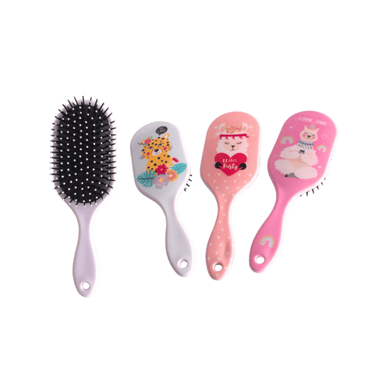 Printed Girly Hairbrush - 6 Design Mix